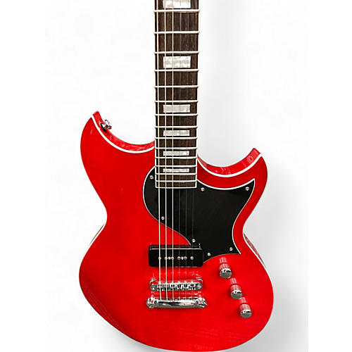 Used Reverend Sensei Jr Transparent Cherry Solid Body Electric Guitar Transparent Cherry