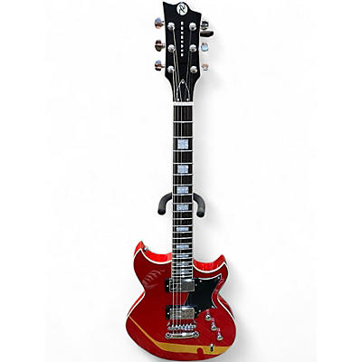 Used Reverend Sensei RA Cherry Solid Body Electric Guitar