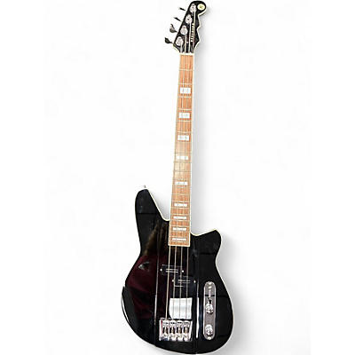 Used Reverend Sentinel Black Electric Bass Guitar