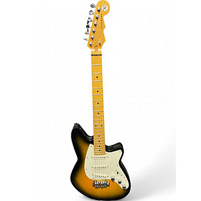 Used Reverend Six Gun 2 Color Sunburst Solid Body Electric Guitar