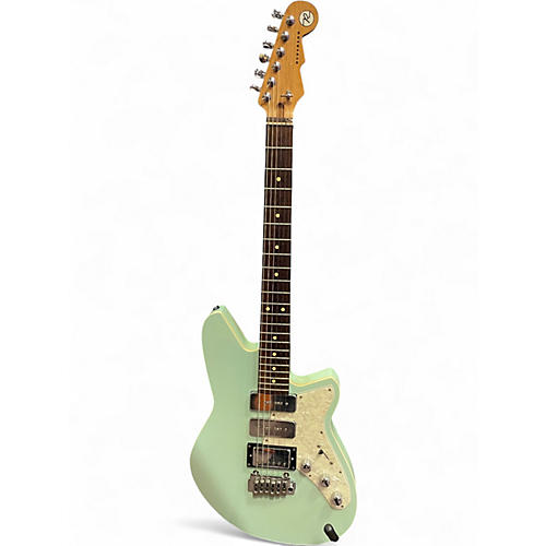 Used Reverend Six Gun HPP Chronic Blue Solid Body Electric Guitar Chronic Blue