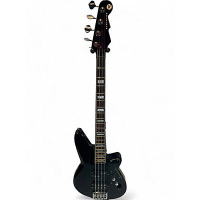 Used Reverend THUNDERGUN Black Electric Bass Guitar