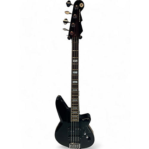 Used Reverend THUNDERGUN Black Electric Bass Guitar Black