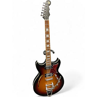 Used Reverend TRICKY GOMEZ 3 Color Sunburst Hollow Body Electric Guitar