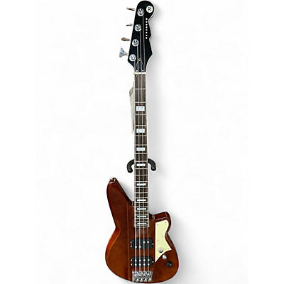 Used Reverend Thundergun Brown Electric Bass Guitar