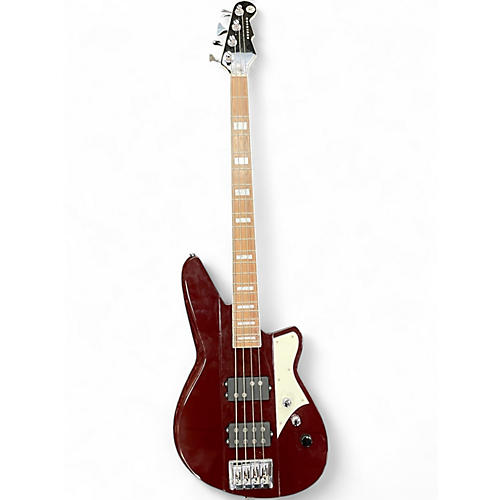 Used Reverend ZSG Burgundy Electric Bass Guitar Burgundy