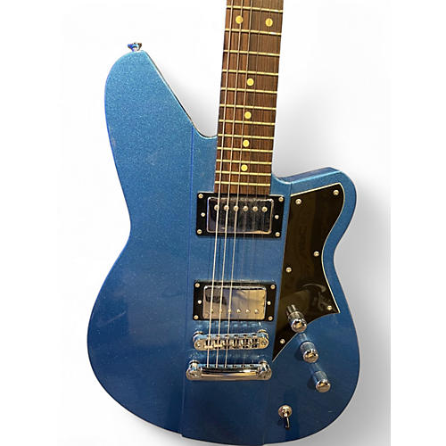 Used Reverend warhawk Metallic Blue Solid Body Electric Guitar Metallic Blue