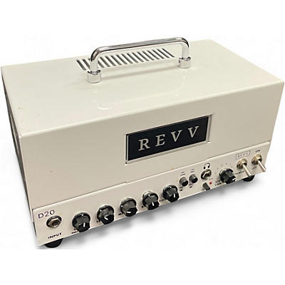Used Revv Amplification White Limited-Ed D20 Solid State Guitar Amp Head