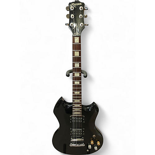 Used Rhodes TDR 112 Black Solid Body Electric Guitar Black