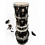 Used Rhythm Art 5 Piece FUSION Black Drum Kit Black