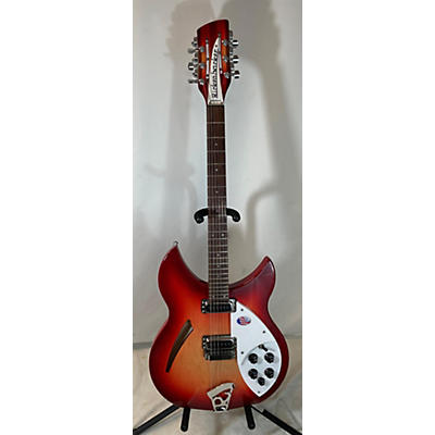 Rickenbacker Used Rickenbacker 330/12 Crimson Red Burst Hollow Body Electric Guitar