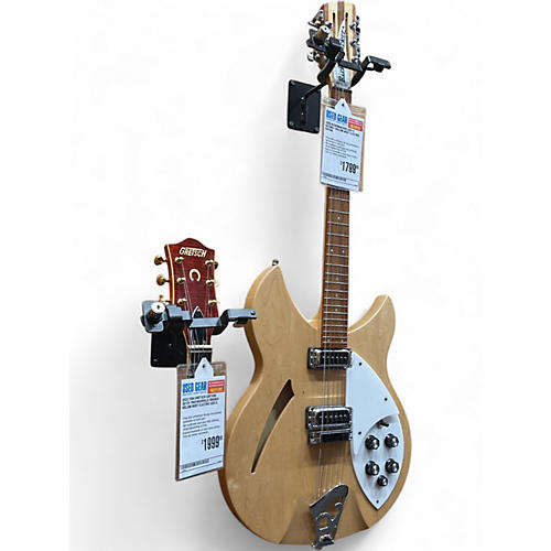 Used Rickenbacker 330/12 Natural Hollow Body Electric Guitar Natural