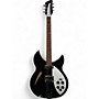 Used Rickenbacker 330 Black Hollow Body Electric Guitar Black