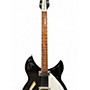 Used Rickenbacker 330 Black Hollow Body Electric Guitar Black