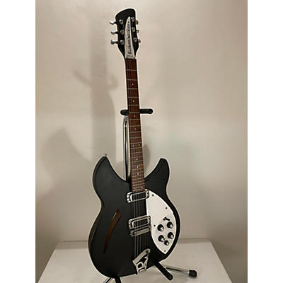 Rickenbacker Used Rickenbacker 330 Flat Black Hollow Body Electric Guitar