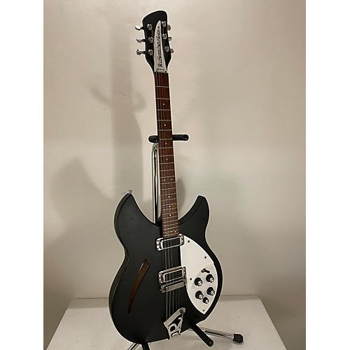 Rickenbacker Used Rickenbacker 330 Flat Black Hollow Body Electric Guitar Flat Black