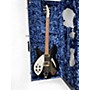 Used Rickenbacker 330 Left Handed Black Hollow Body Electric Guitar Black