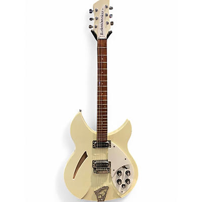 Used Rickenbacker 330 Snow Glo Limited (#17 out of 25) White Hollow Body Electric Guitar