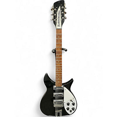 Used Rickenbacker 350/12V63 Black Solid Body Electric Guitar
