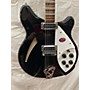 Used Rickenbacker 360 Black Hollow Body Electric Guitar Black