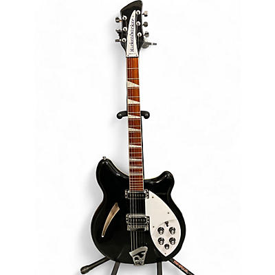 Rickenbacker Used Rickenbacker 360 Black Hollow Body Electric Guitar