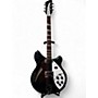 Used Rickenbacker 360 Black Hollow Body Electric Guitar Black