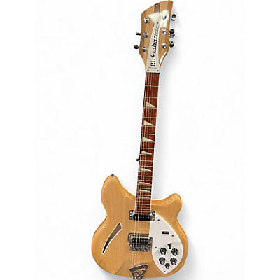 Used Rickenbacker 360 Natural Hollow Body Electric Guitar