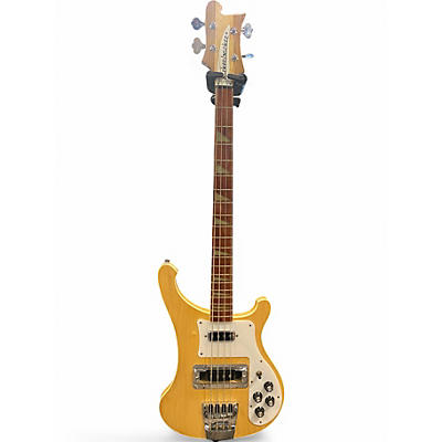 Used Rickenbacker 4001 Natural Electric Bass Guitar