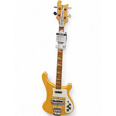 Used Rickenbacker 4001 Natural Electric Bass Guitar