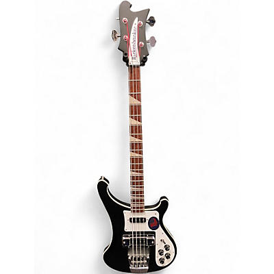 Used Rickenbacker 4003 Jetglo Black Electric Bass Guitar