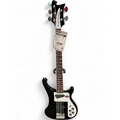 Used Rickenbacker 4003S/5 Black Electric Bass Guitar