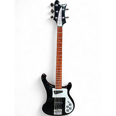 Used Rickenbacker 4003S/5 Black and White Electric Bass Guitar