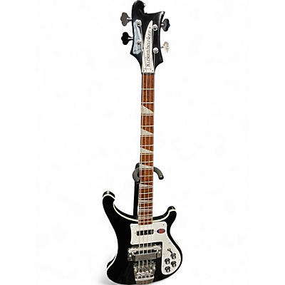 Used Rickenbacker 4003S Black Electric Bass Guitar