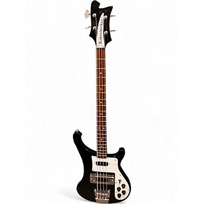 Used Rickenbacker 4003S Black Electric Bass Guitar