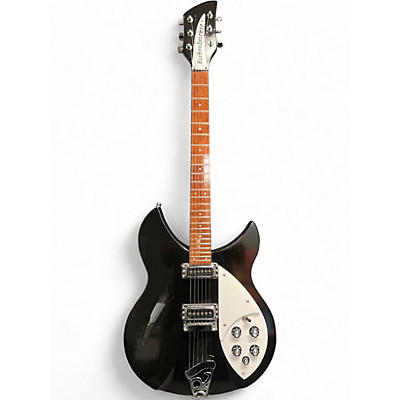 Used Rickenbacker 620 Black Solid Body Electric Guitar