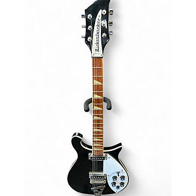 Used Rickenbacker 620 Black Solid Body Electric Guitar