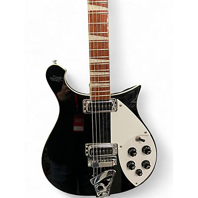 Used Rickenbacker 620 Black and White Solid Body Electric Guitar