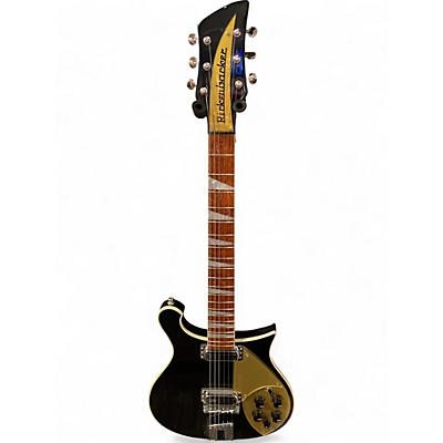 Used Rickenbacker 660 Black Solid Body Electric Guitar