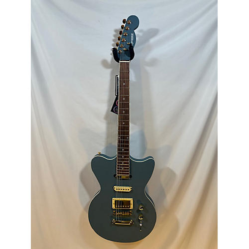 Used Ridgeback F1 Faded Pelham Blue Solid Body Electric Guitar Faded Pelham Blue