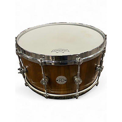 Used Risen Drum 14in stave oak snare oak Drum