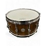 Used Risen Drum 14in stave oak snare oak Drum oak 33