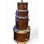 Used Risen Drum Co. 4 Piece 4 Piece Custom Mahogany Shell Pack Mahogany Drum Kit Mahogany