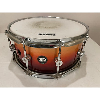 Risen Drums Used Risen Drums 14X6.5 Tequila Sunrise Maple Snare Drum Tequila Sunrise