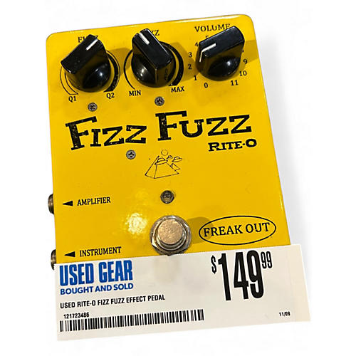 Used Rite-o FIZZ FUZZ Effect Pedal