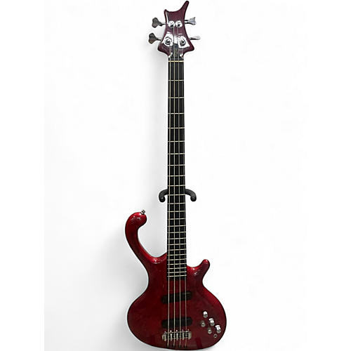 Used Ritter Custom Roya 4 Red Marble Electric Bass Guitar Red Marble