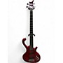 Used Ritter Custom Roya 4 Red Marble Electric Bass Guitar Red Marble