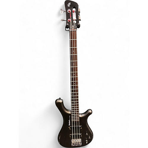 Used Riverhead RJB900 Black Gray Electric Bass Guitar Black Gray