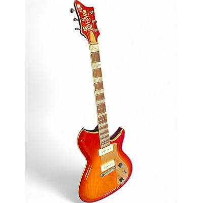 Used Rivolta COMBINATA 2 Color Sunburst Solid Body Electric Guitar