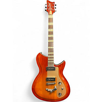 Used Rivolta COMBINATA DELUXE Cherry Sunburst Solid Body Electric Guitar
