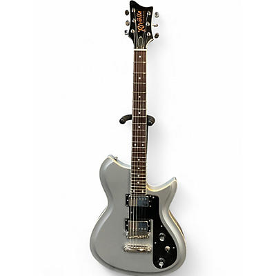 Used Rivolta COMBINATA Silver Solid Body Electric Guitar